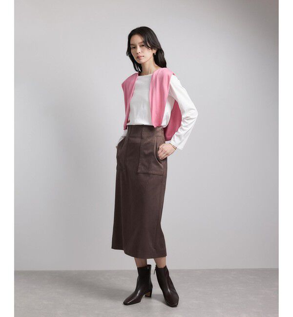 ROPE「アナグラム刺繍 ロングスリーブカットソー/イージーケア」|Tシャツ・カットソー|