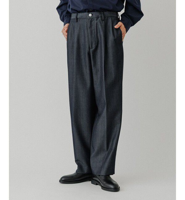 ADAM ET ROPE'「【NIKKE】ワイド イージー デニム スラックス / ADAM ET ROPE' JEANS -GRID-」|デニム|