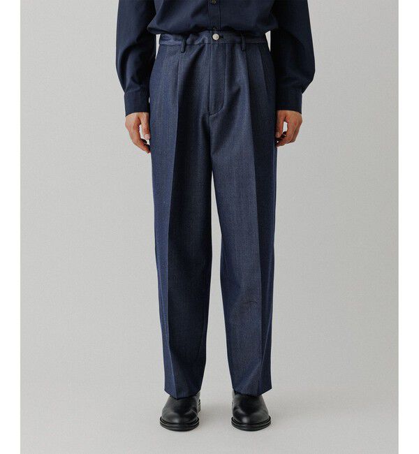 ADAM ET ROPE'「【NIKKE】ワイド イージー デニム スラックス / ADAM ET ROPE' JEANS -GRID-」|デニム|