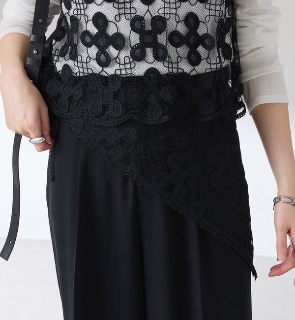  「モチーフレースバブーシュカ」|マフラー|