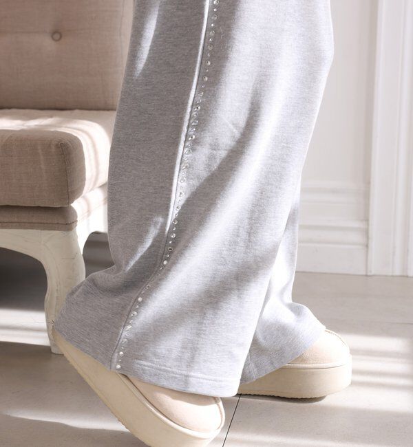  「サイドビジューカットパンツ」|その他|