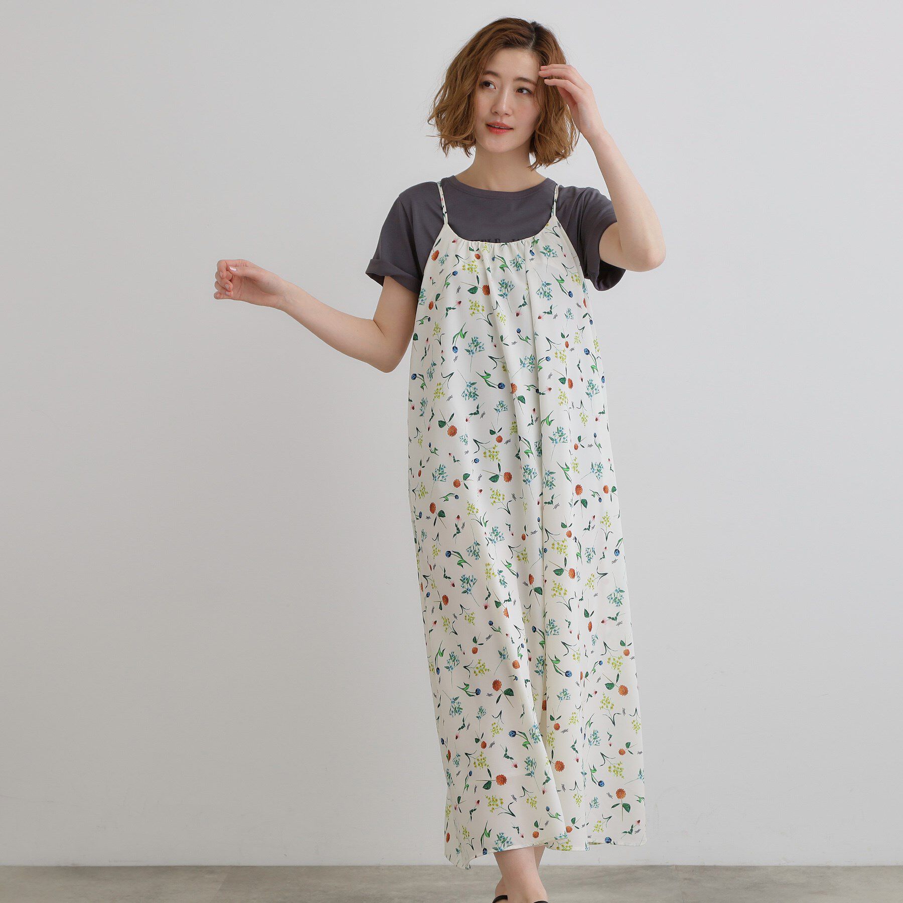 grove「【コラボITEM】DILIGENCE PARLOUR キャミワンピース」|ワンピース|オフホワイト(103