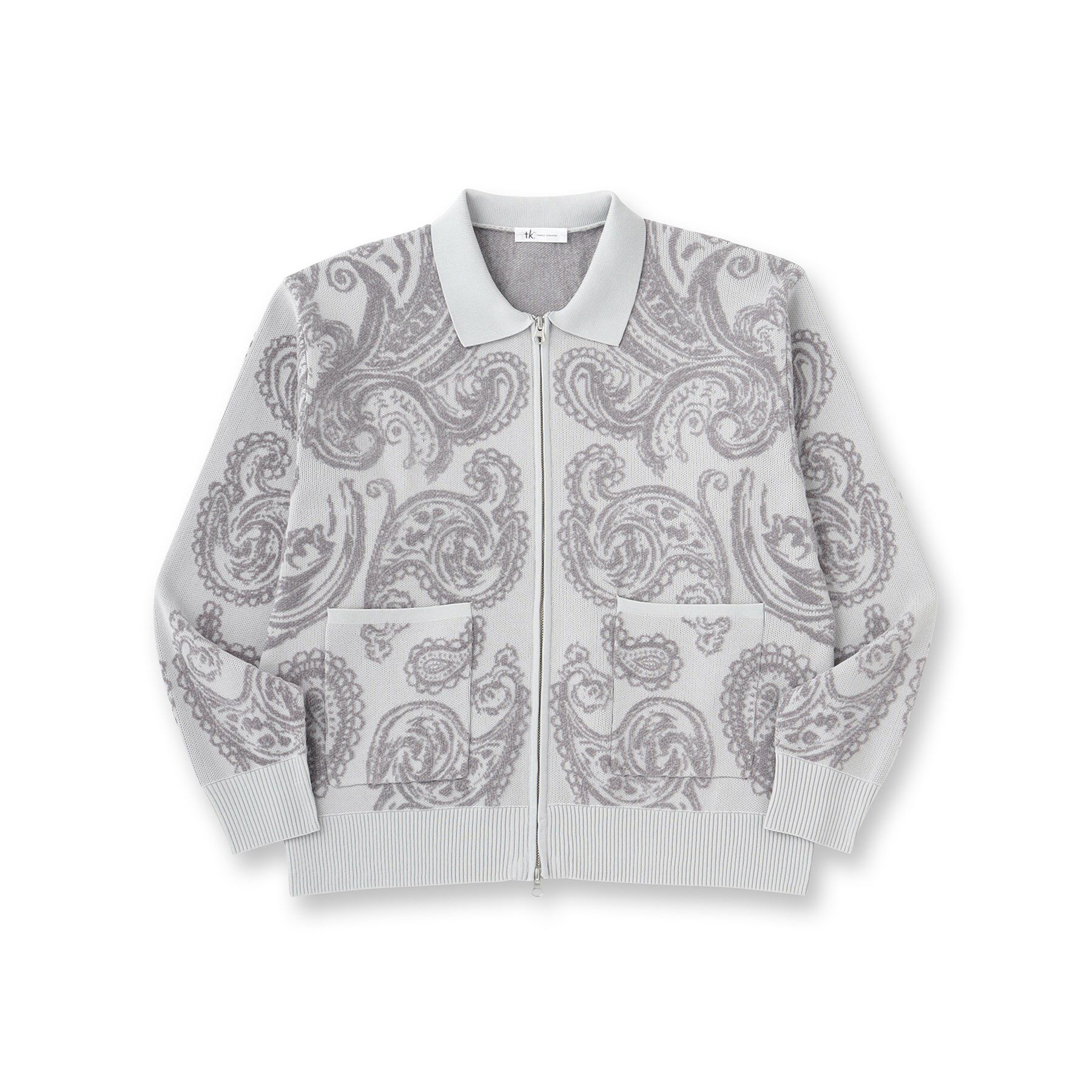 tk.TAKEO KIKUCHI「【洗える】ペイズリージップカーディガン」|カーディガン|