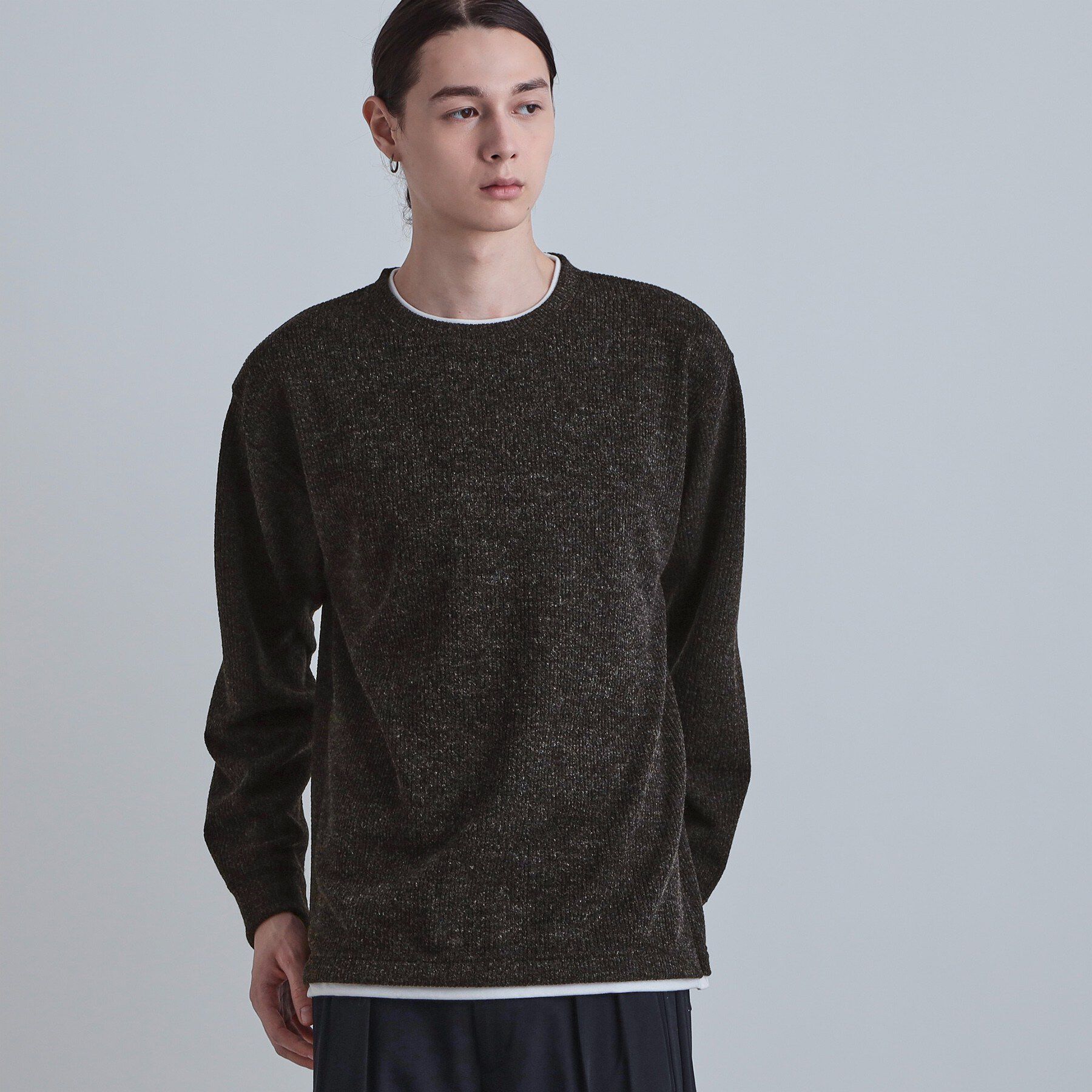 tk.TAKEO KIKUCHI「ブークレプルオーバー」|Tシャツ・カットソー|チャコールグレー(0