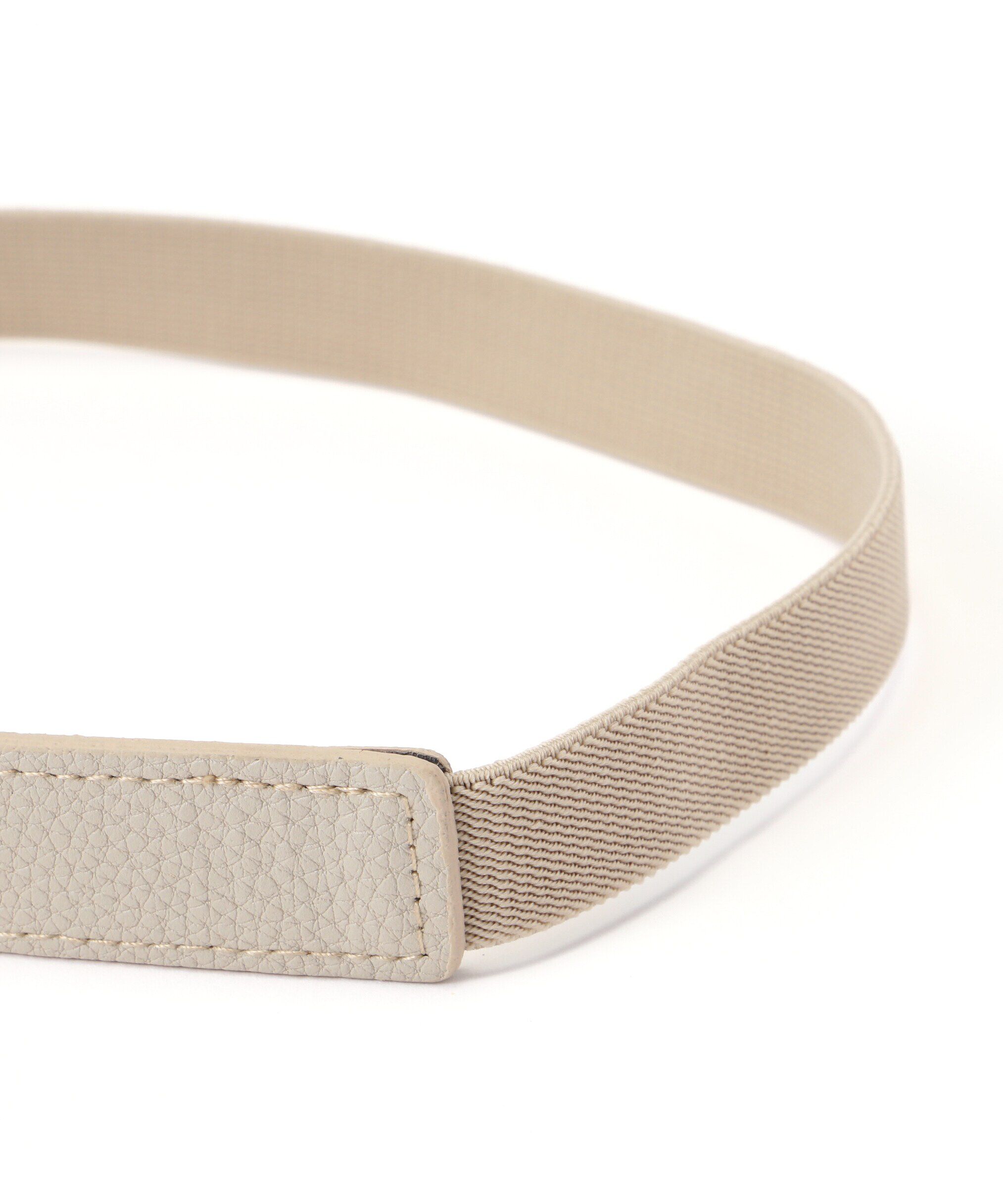  「Uバックル細ゴムベルト」|ハンカチ|