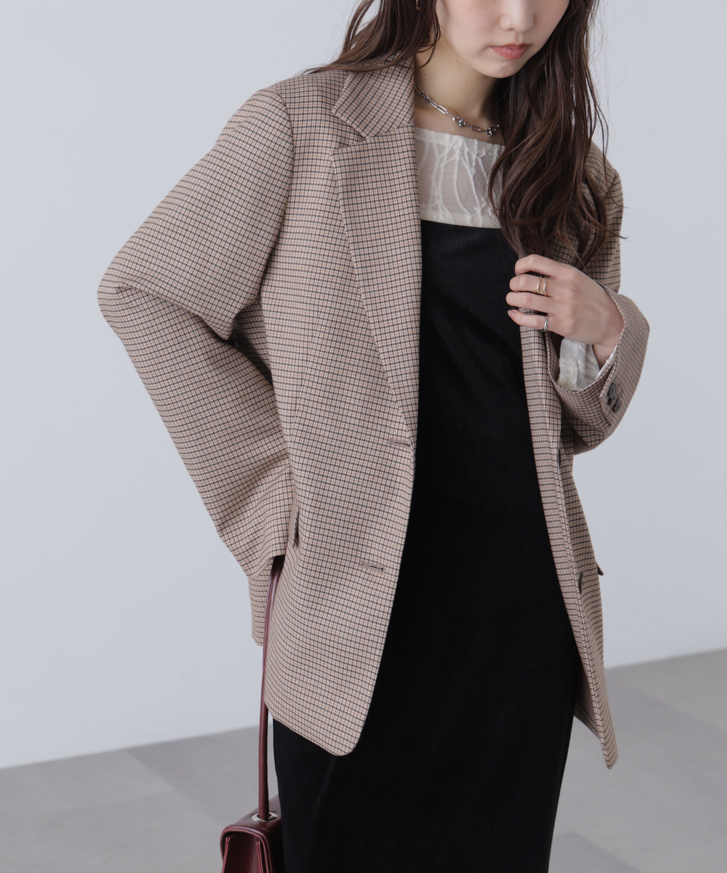  「〈セットアップ対応〉オーバーサイズシングルジャケット」|その他|