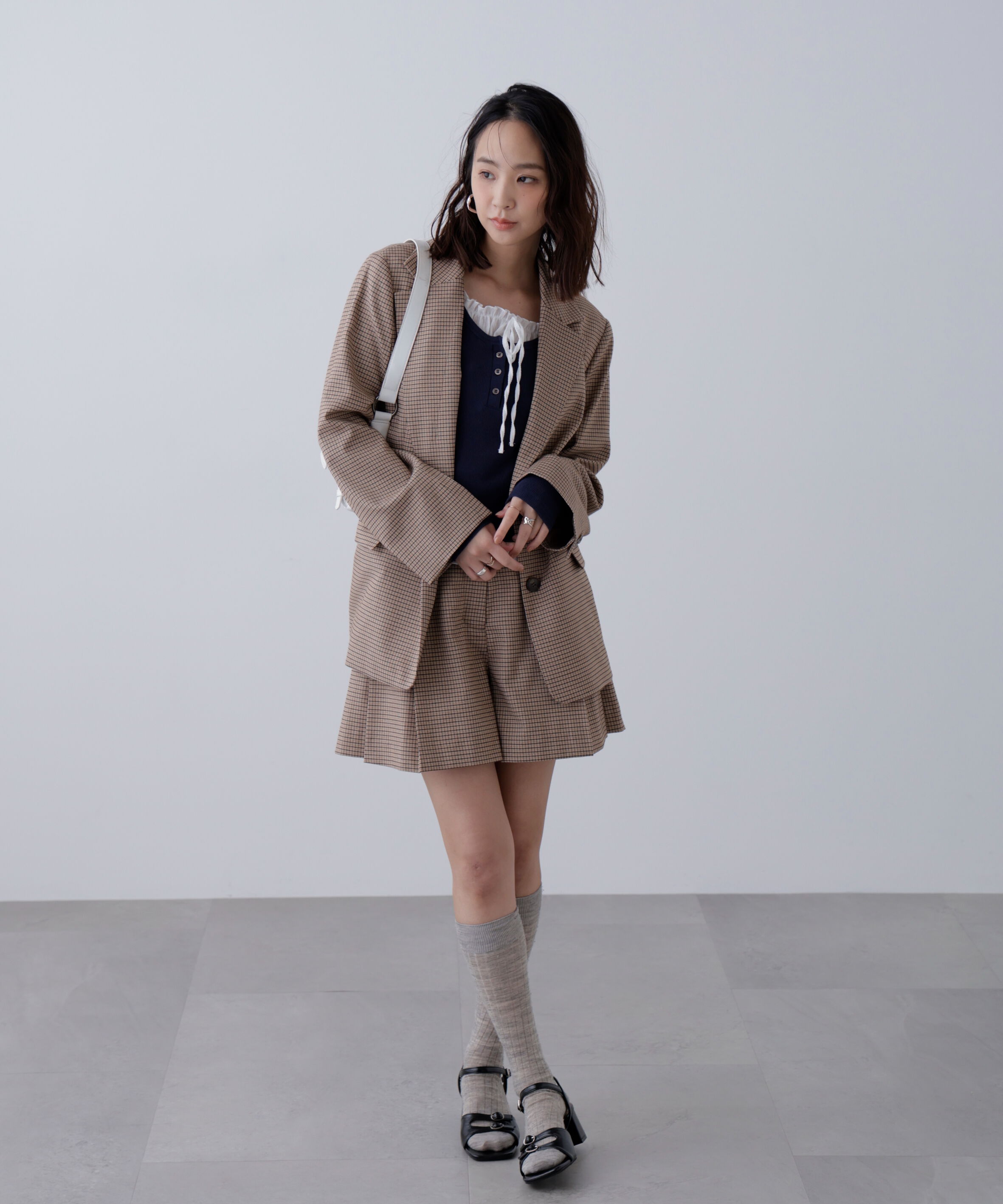  「〈セットアップ対応〉オーバーサイズシングルジャケット」|その他|