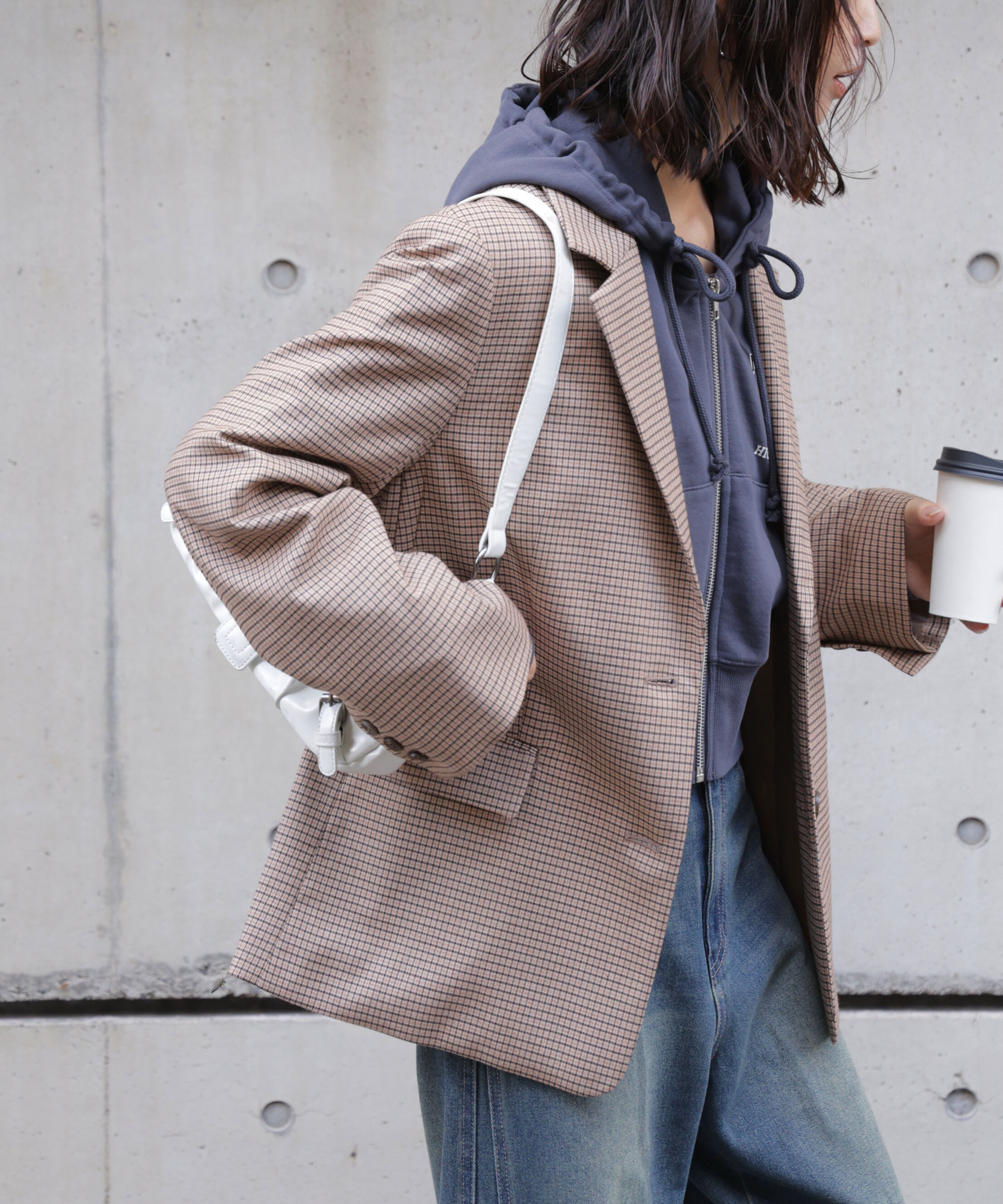  「〈セットアップ対応〉オーバーサイズシングルジャケット」|その他|