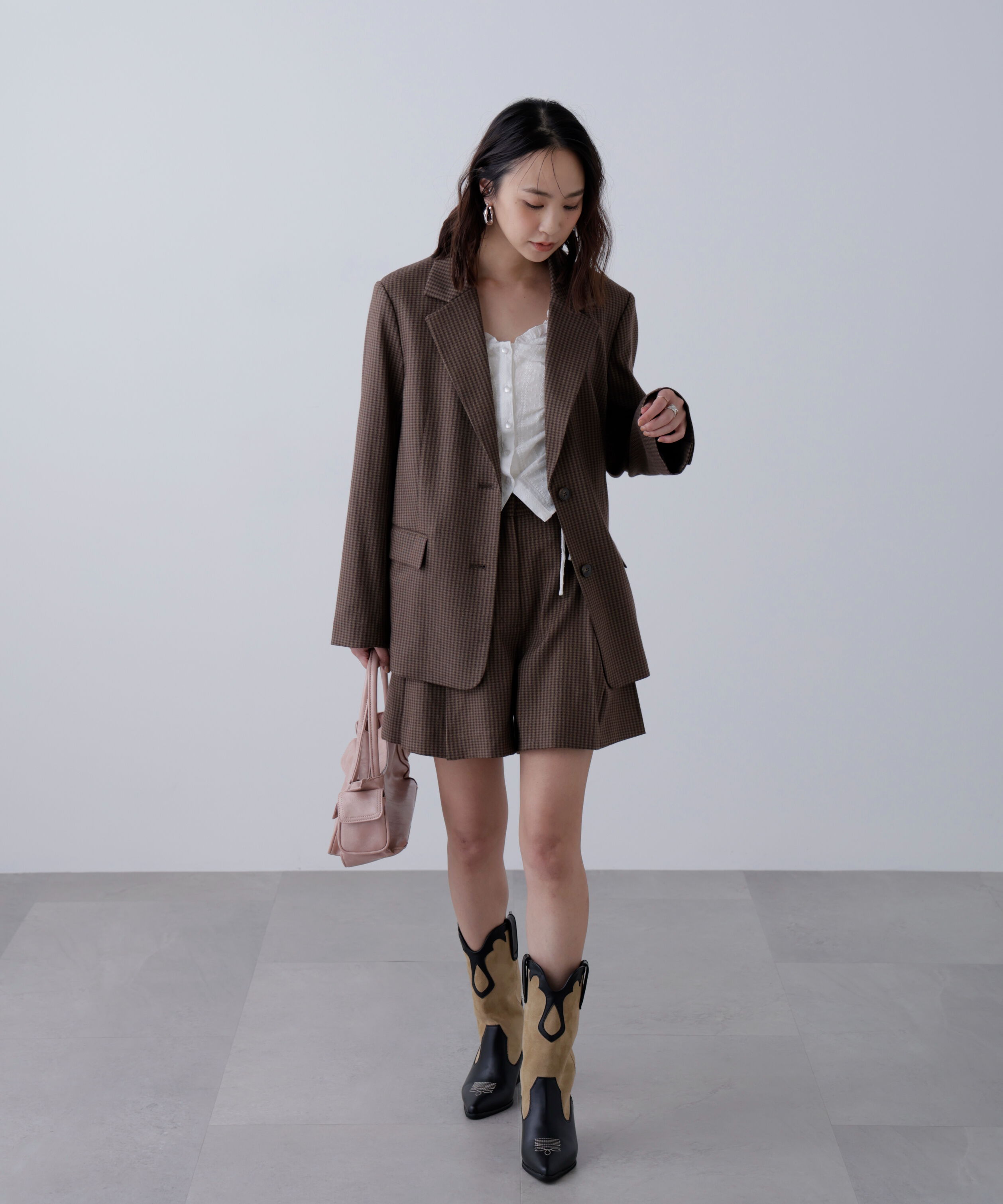  「〈セットアップ対応〉オーバーサイズシングルジャケット」|その他|