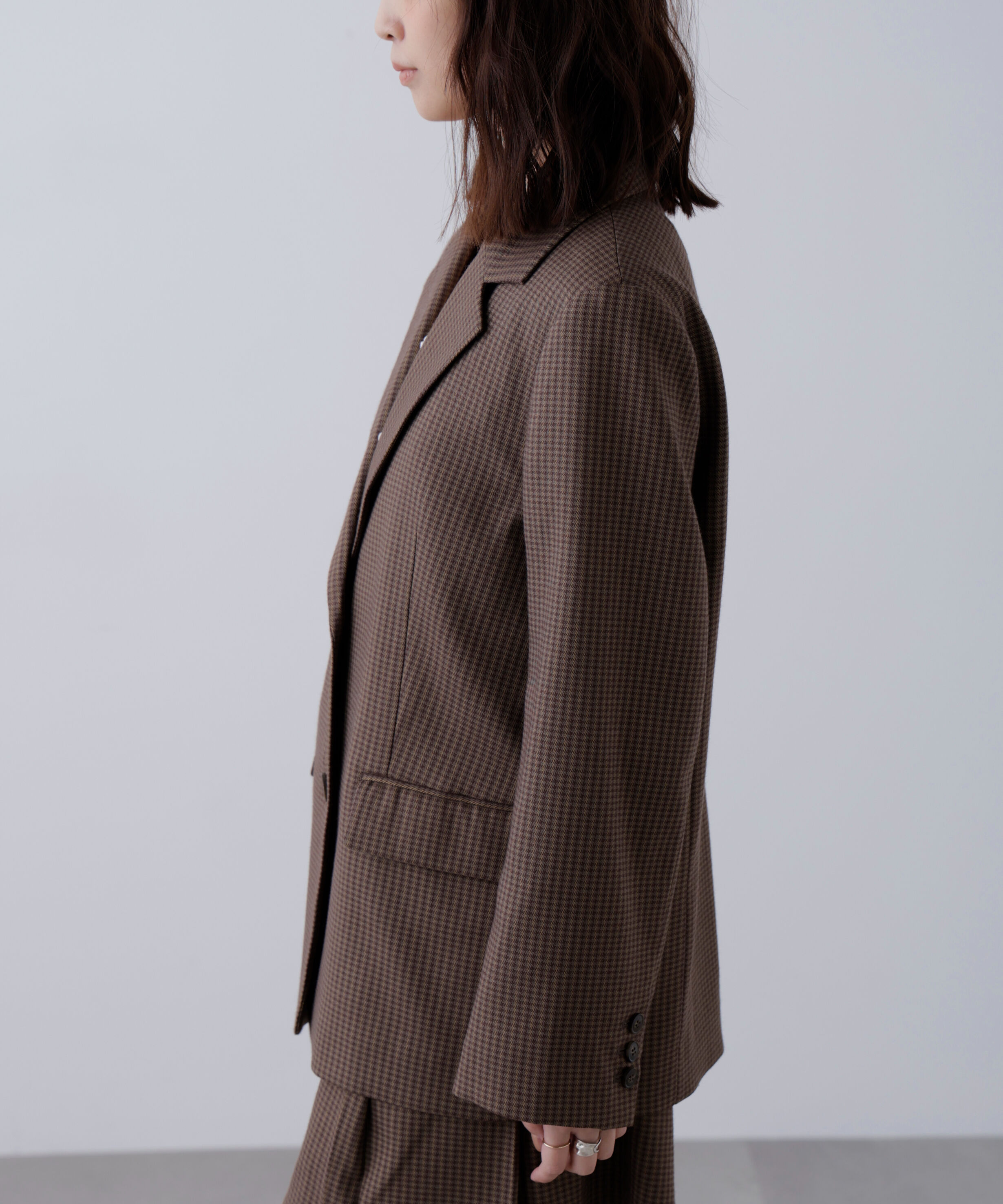  「〈セットアップ対応〉オーバーサイズシングルジャケット」|その他|