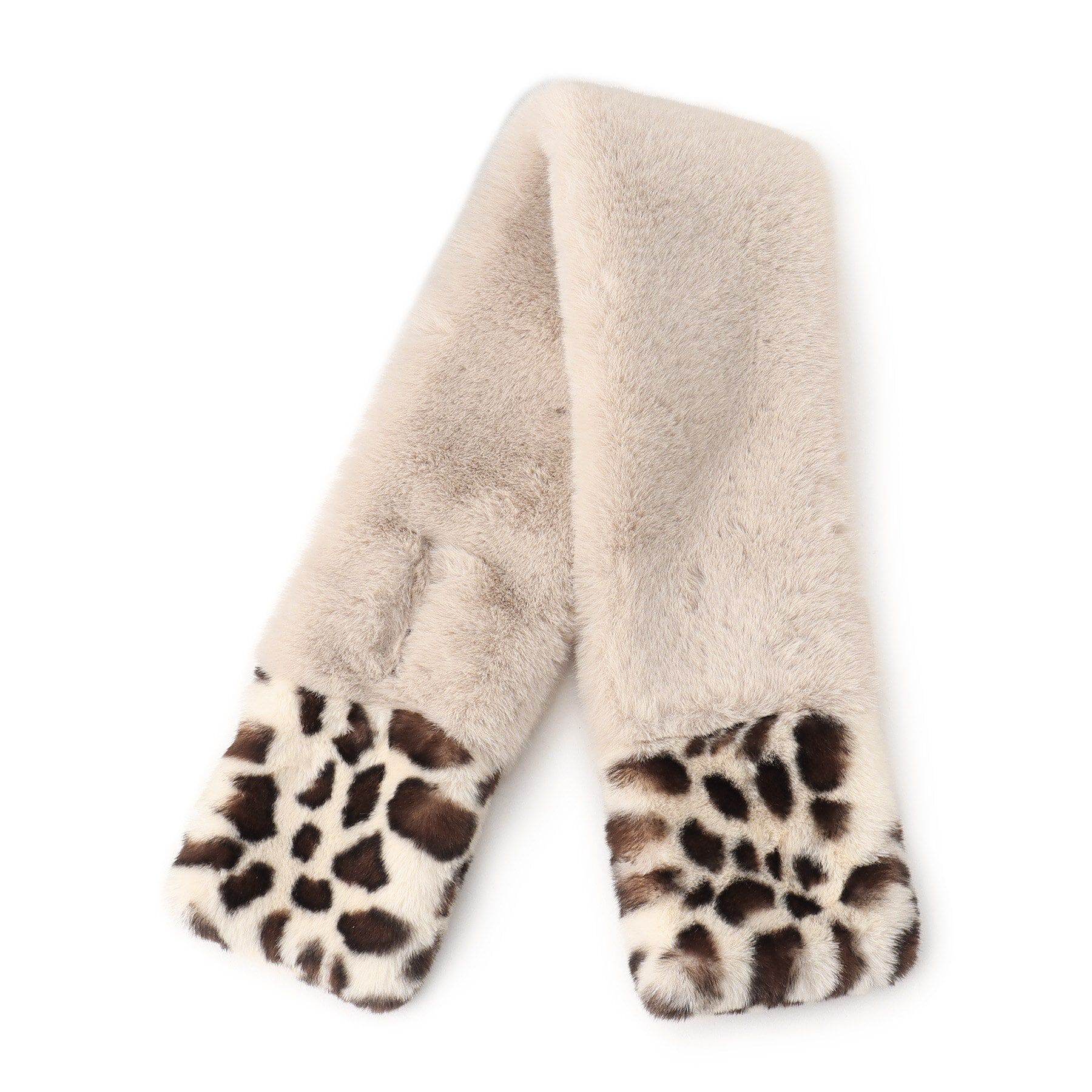 Ober Tashe「レオパードティペット」|ストール|