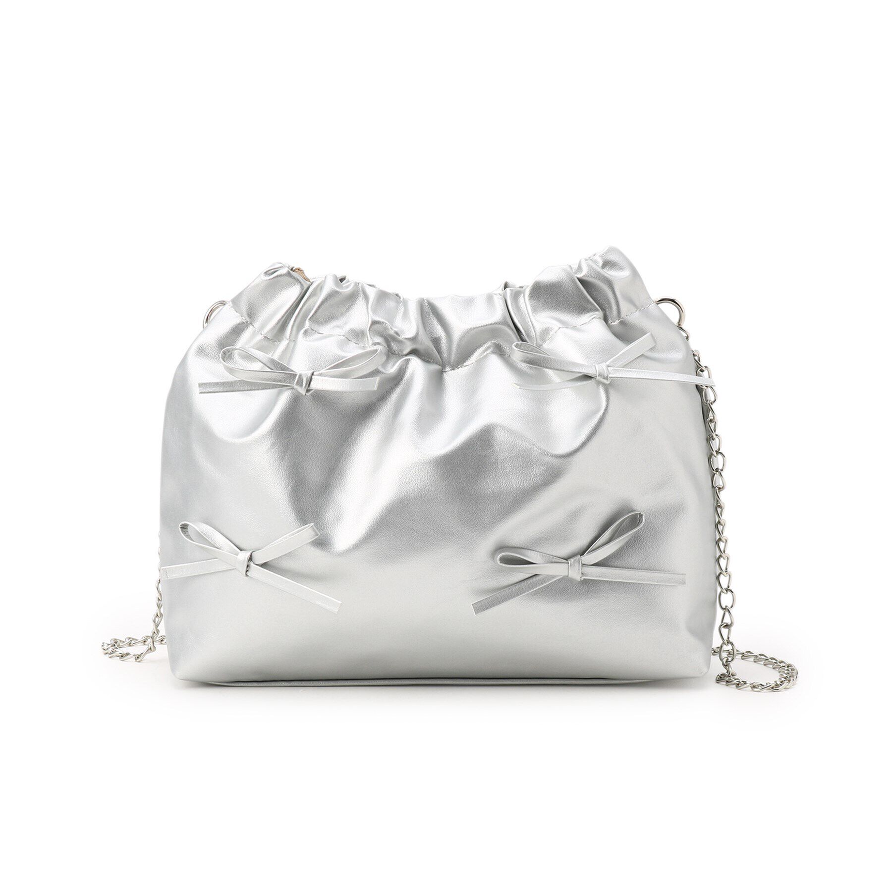 Ober Tashe「リールリボンチェーンショルダー」|ショルダー・メッセンジャー|シルバー(006)