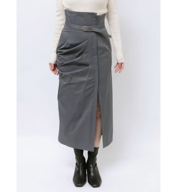 MERCURYDUO「ハイウエストアシメタックタイトスカート」|スカート|