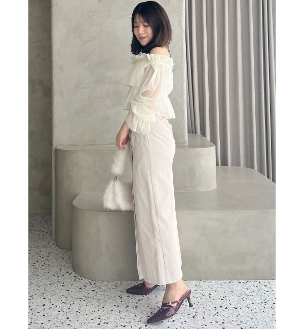 MERCURYDUO「ハイウエストアシメタックタイトスカート」|スカート|