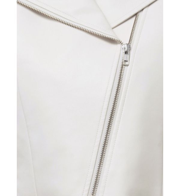 MERCURYDUO「フェイクレザーコンパクトライダースジャケット」|ライダースジャケット|