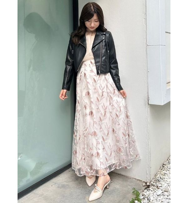 MERCURYDUO「フェイクレザーコンパクトライダースジャケット」|ライダースジャケット|