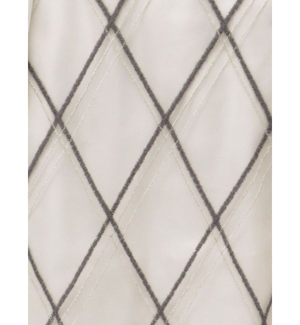 MERCURYDUO「モールチェックミモレ丈スカート」|スカート|