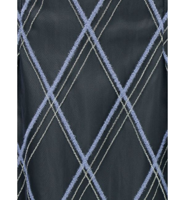 MERCURYDUO「モールチェックミモレ丈スカート」|スカート|