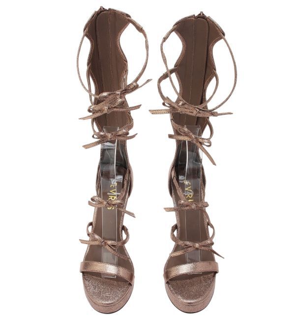 EVRIS「リボンストラップロングヒールサンダル」|サンダル|