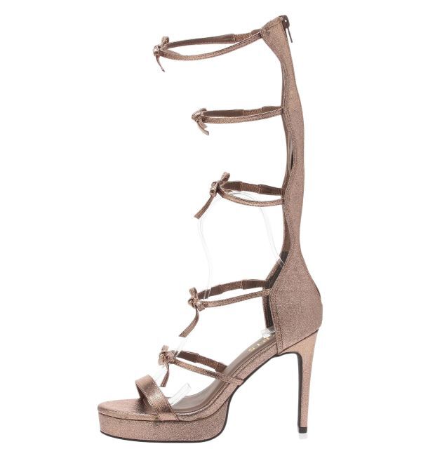 EVRIS「リボンストラップロングヒールサンダル」|サンダル|