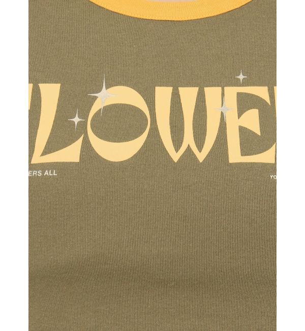 EVRIS「FLOWERストラップクロップドＴシャツ」|Tシャツ・カットソー|