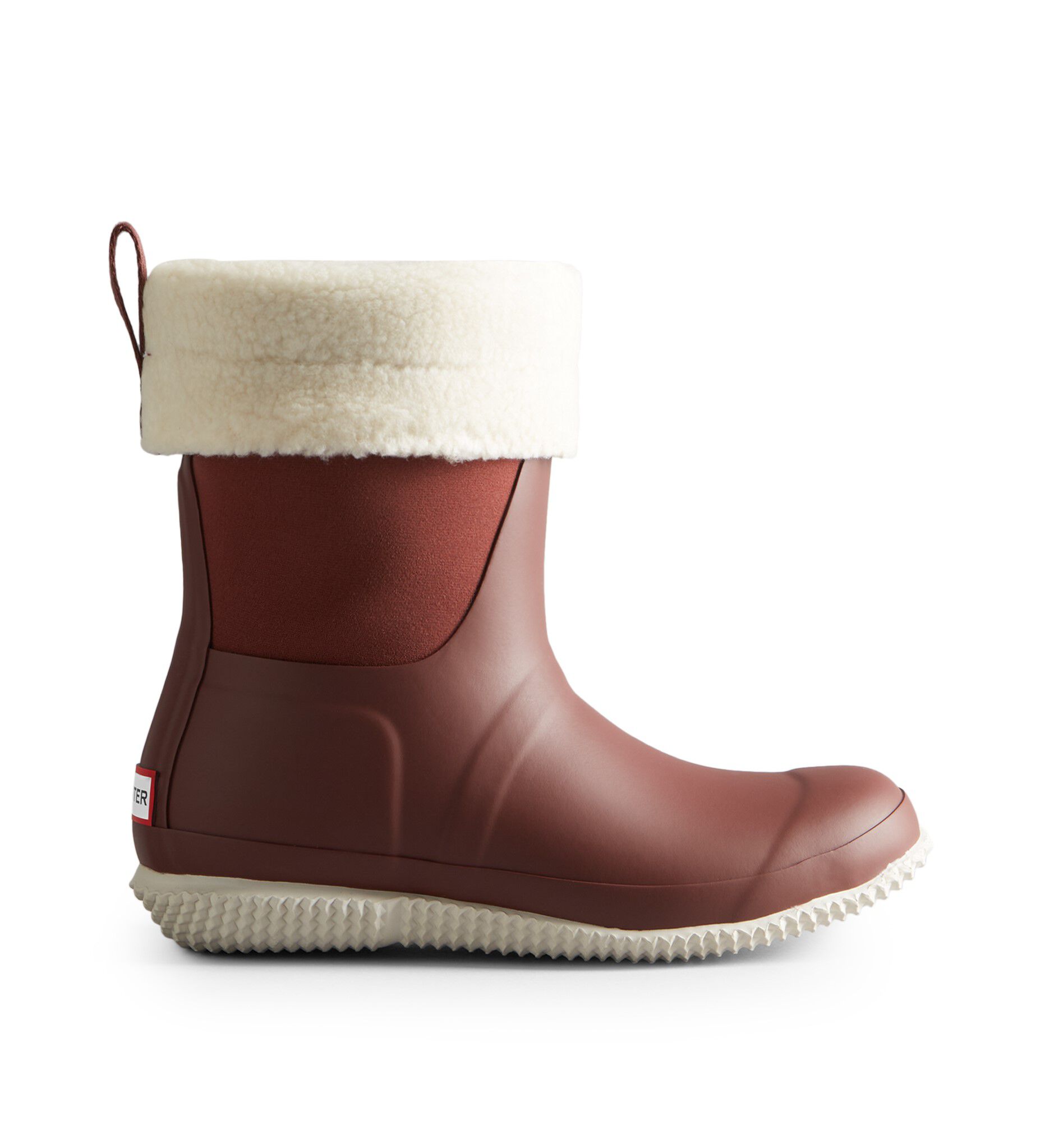 HUNTER「WOMENS ROLL TOP SHERPA BOOT」|ショートブーツ|MWW