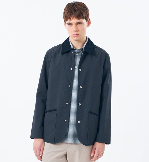 MACKINTOSH PHILOSOPHY「CORDURAR タイプライター　WARENFORD STUDS（ウァレンフォード スタッズ）」|ブルゾン・スタジャン|ネイビー