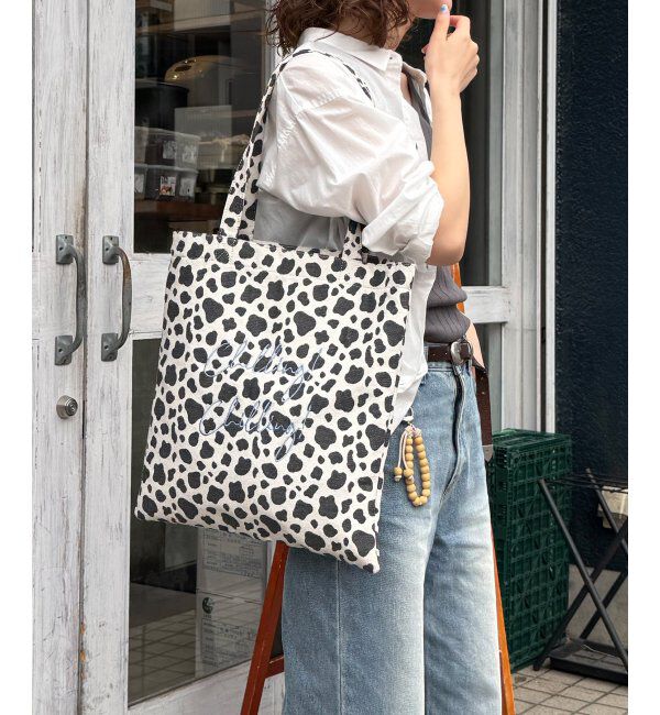 Lbc with Life「ジャガードA4トートバッグ」|その他|ライトグレー