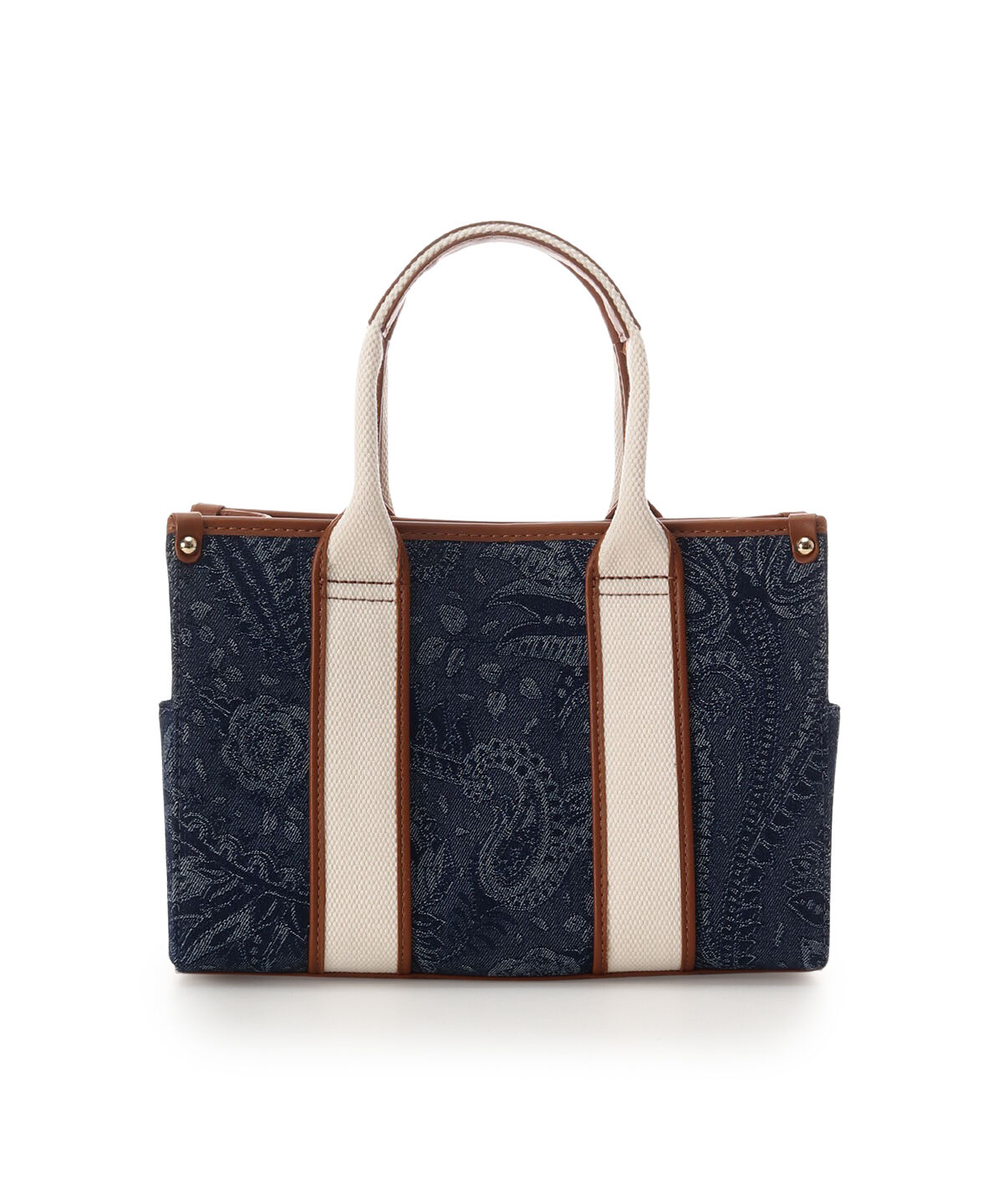 Samantha Vega「ロゴテープジャガード調トートバッグ（小）」|ハンドバッグ|