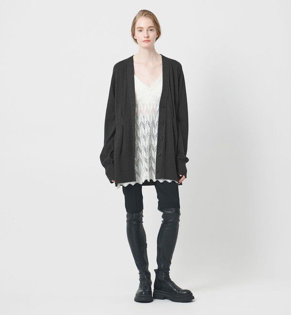 AEWEN MATOPH「＜AEWEN MATOPH＞ウエストタックニットカーディガン ‐ウォッシャブル‐」|カーディガン|