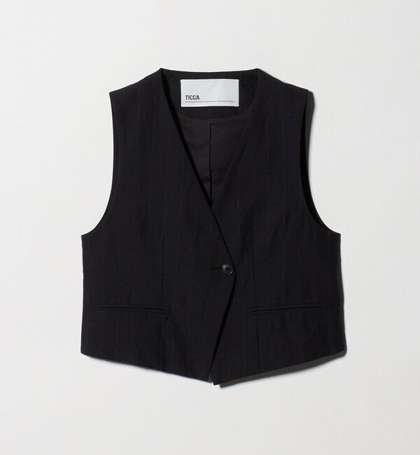 UNITED ARROWS「＜TICCA＞Vネック ベスト」|ベスト・ジレ|