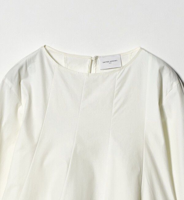 UNITED ARROWS「バイアス フレア チュニック ブラウス ‐ウォッシャブル‐」|シャツ・ブラウス|