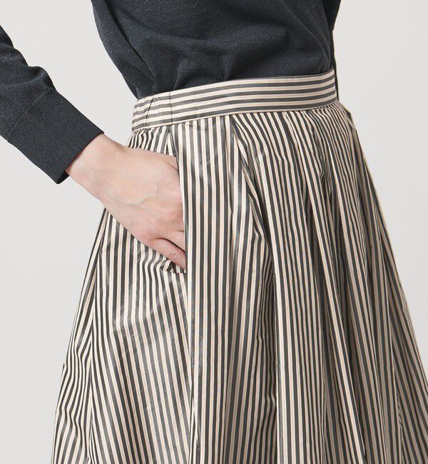 UNITED ARROWS「タフタ ボリューム ギャザースカート」|スカート|