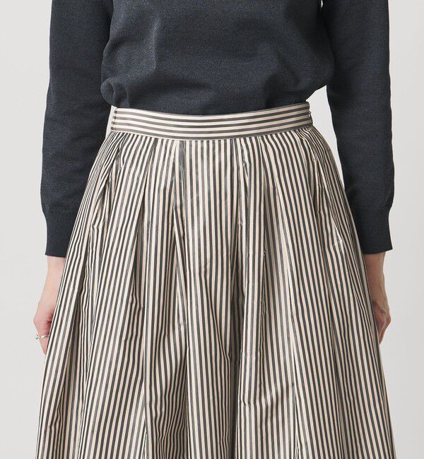 UNITED ARROWS「タフタ ボリューム ギャザースカート」|スカート|