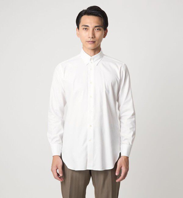 UNITED ARROWS green label relaxing「MADE BY HITOYOSHI タブカラー ドレスシャツ」|シャツ・ブラウス|