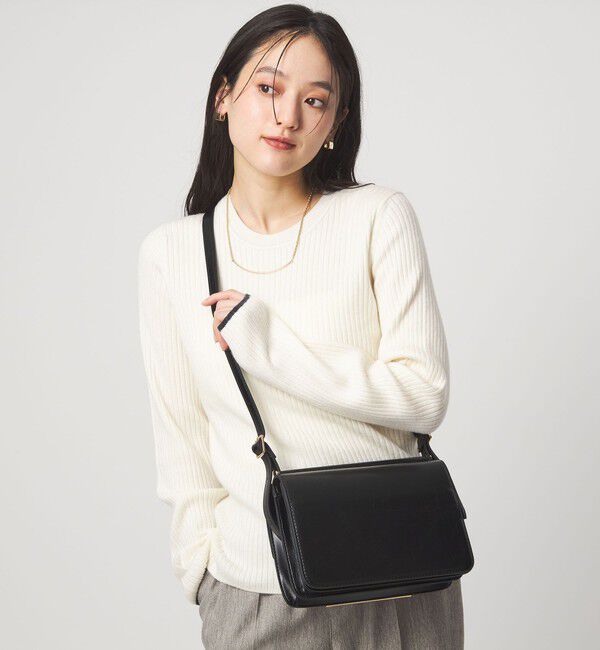 UNITED ARROWS green label relaxing「2WAY ダブルフラップ ポシェット バッグ」|ショルダー・メッセンジャー|