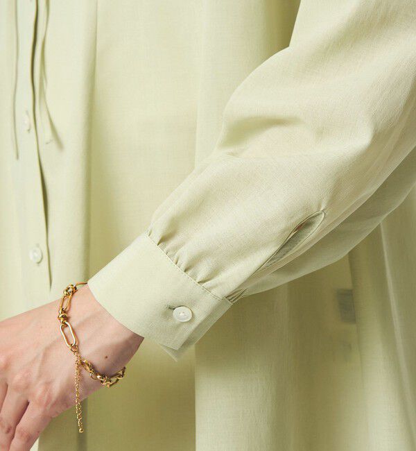 UNITED ARROWS green label relaxing「［size SHORTあり］ミルフィーユ フレア ブラウス」|シャツ・ブラウス|