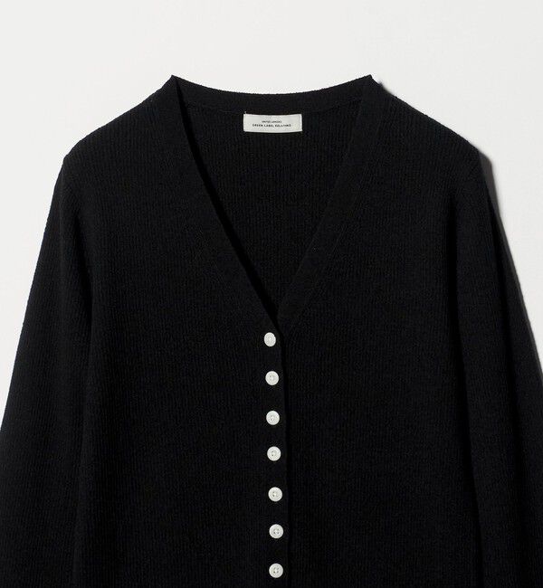 UNITED ARROWS green label relaxing「リブ ニット Vネック カーディガン ウォッシャブル」|カーディガン|