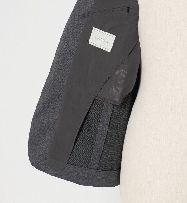 UNITED ARROWS green label relaxing「A+ プリントジャージ 2B スタンダード セットアップ ジャケット -ウォッシャブル・ストレッチ-」|テーラードジャケット|