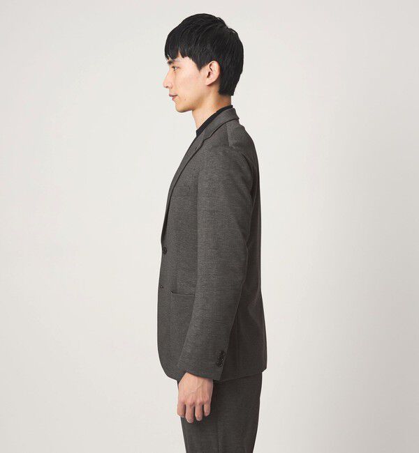 UNITED ARROWS green label relaxing「A+ プリントジャージ 2B スタンダード セットアップ ジャケット -ウォッシャブル・ストレッチ-」|テーラードジャケット|