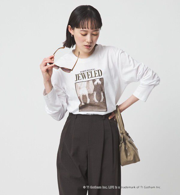 UNITED ARROWS green label relaxing「【別注】＜GOOD ROCK SPEED＞LIFE PC ロングスリーブ Tシャツ」|Tシャツ・カットソー|OFF WHITE