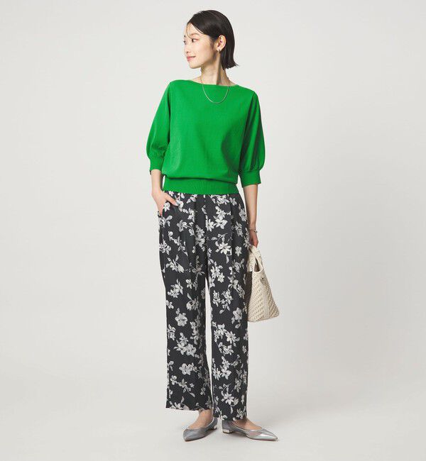 UNITED ARROWS green label relaxing「HIYOKE フォルム スリーブ プルオーバー ニット」|ニット・セーター|