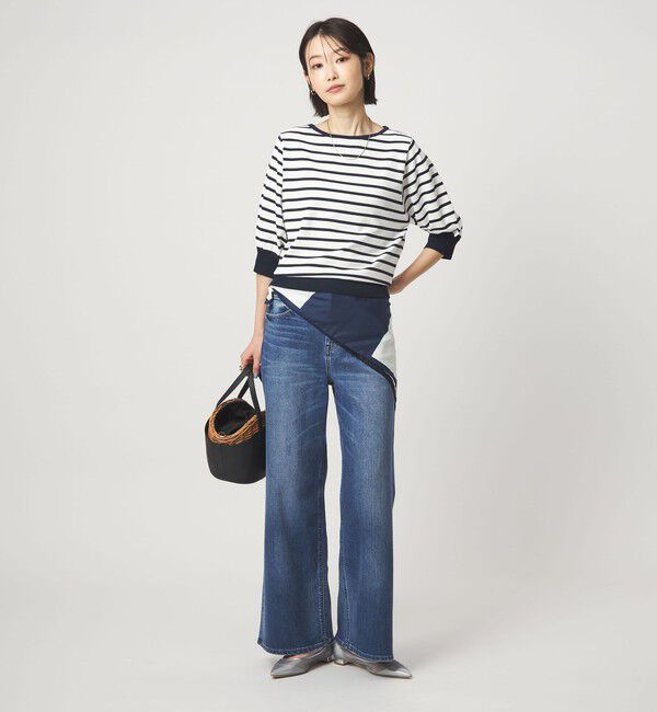 UNITED ARROWS green label relaxing「HIYOKE フォルム スリーブ プルオーバー ニット」|ニット・セーター|