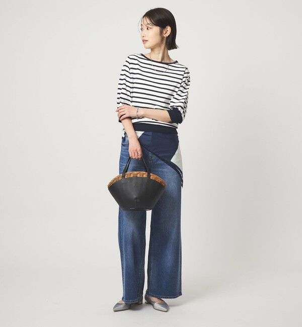 UNITED ARROWS green label relaxing「HIYOKE フォルム スリーブ プルオーバー ニット」|ニット・セーター|