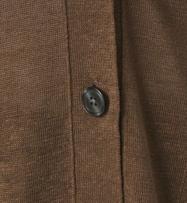 UNITED ARROWS green label relaxing「フレンチリネン Vネック カーディガン ウォッシャブル」|カーディガン|