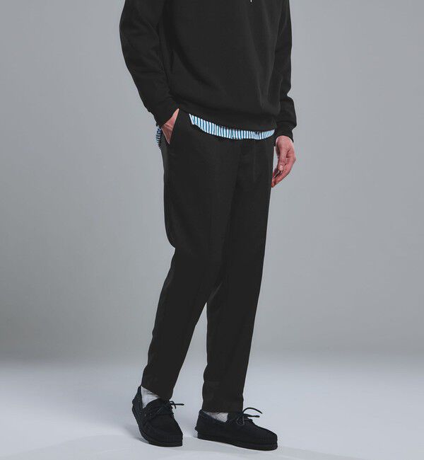 UNITED ARROWS green label relaxing「TR カルゼ オルマイ イージー パンツ R1 -マシンウォッシャブル・ストレッチ-」|その他|BLACK