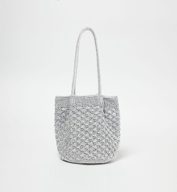 UNITED ARROWS green label relaxing「メタリックヤーンレーシー トートバッグ / ショルダーバッグ」|ショルダー・メッセンジャー|