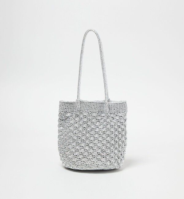 UNITED ARROWS green label relaxing「メタリックヤーンレーシー トートバッグ / ショルダーバッグ」|ショルダー・メッセンジャー|