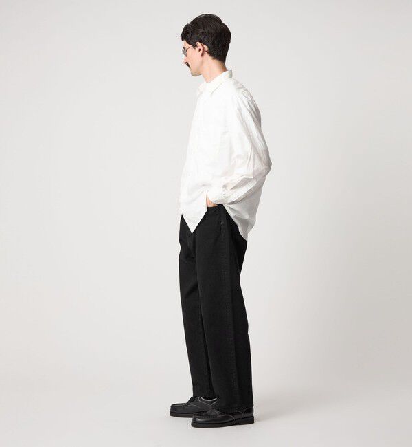 STEVEN ALAN「＜Steven Alan＞ 13.5oz デニム 5ポケット バギー テーパード パンツ」|デニム|
