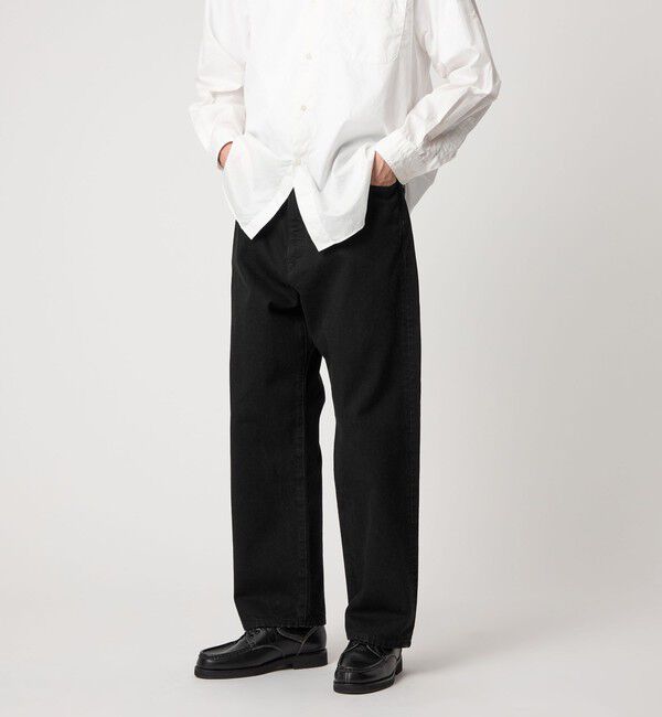 STEVEN ALAN「＜Steven Alan＞ 13.5oz デニム 5ポケット バギー テーパード パンツ」|デニム|